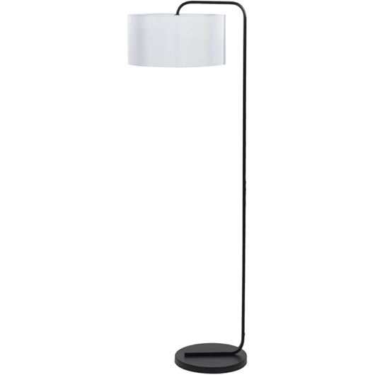 Picture of LUMINOSA floor lamp h150cm white/black