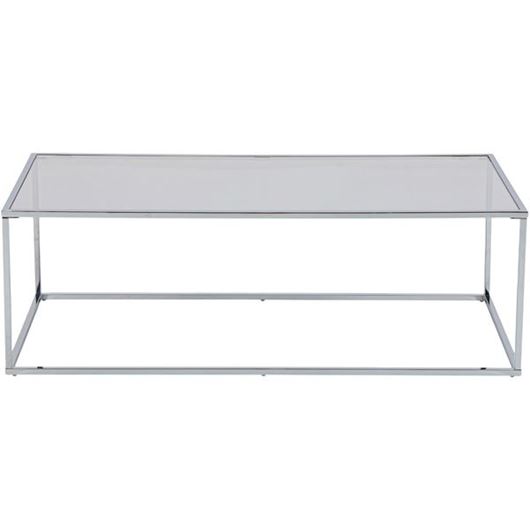 GLORY coffee table 120x60 clear/chrome