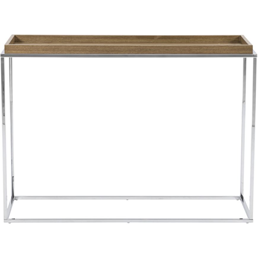Picture of BREIT console brown/chrome - 110x35cm