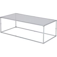 GLORY coffee table 120x60 clear/chrome