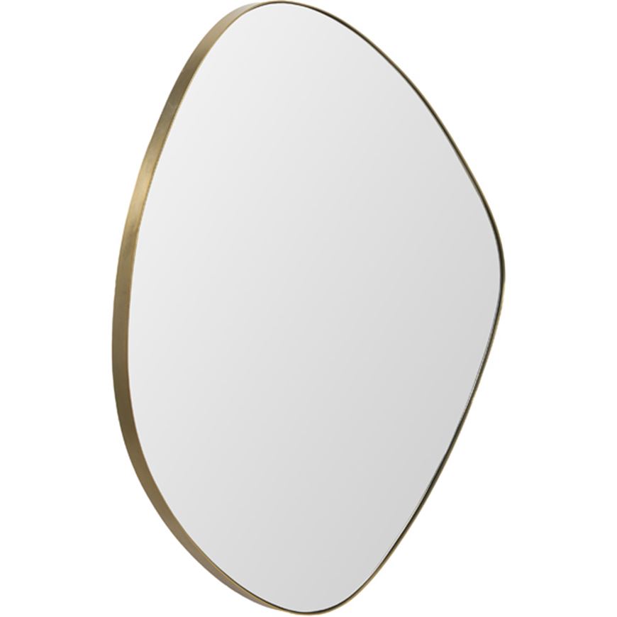 Picture of DANI wall mirror brass - 103x82cm