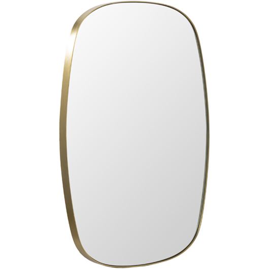 Picture of DANI wall mirror brass - 92x60cm