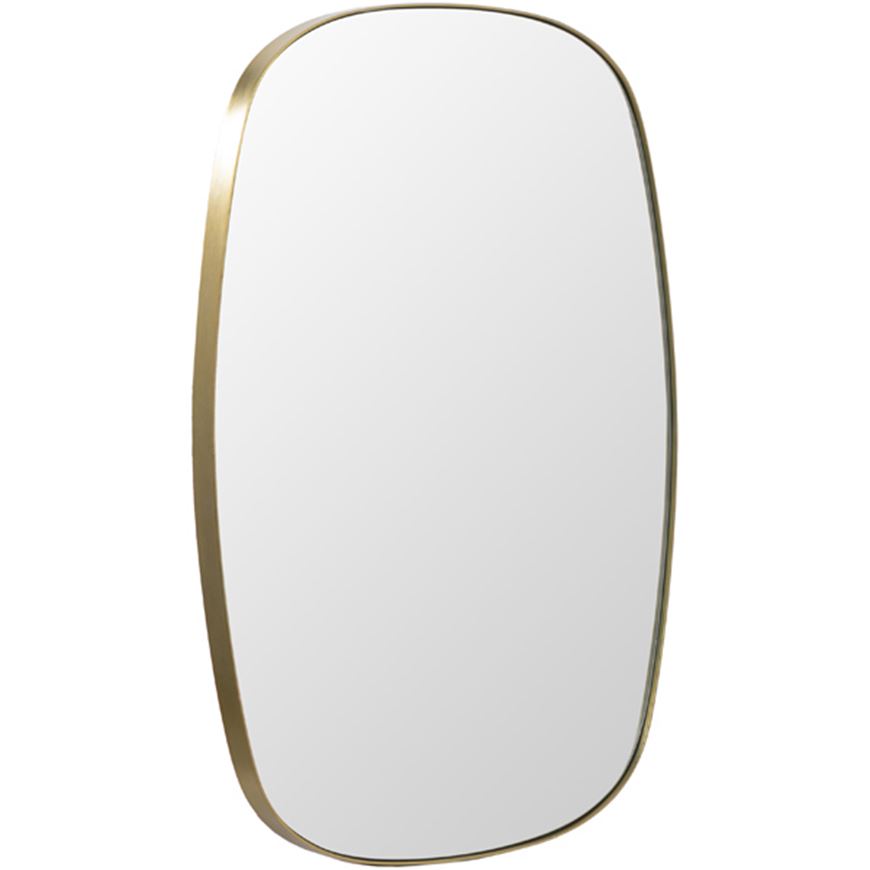 Picture of DANI wall mirror brass - 92x60cm
