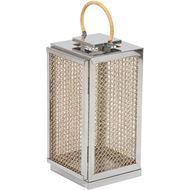 JALY lantern h49cm natural/stainless steel