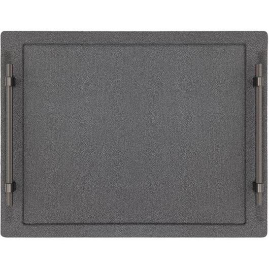 SHAGREEN tray 50x38 grey