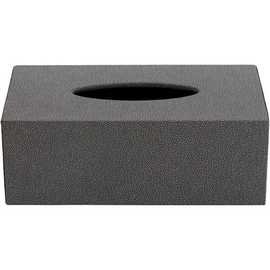 SHAGREEN tissue box 14x25 grey