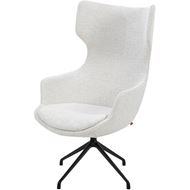 ELEVATE swivel wing chair white