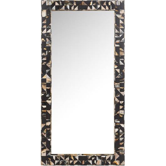 Picture of SAMODE floor mirror brown/black - 200x100cm