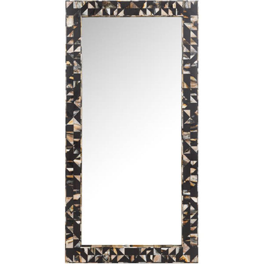 Picture of SAMODE floor mirror brown/black - 200x100cm
