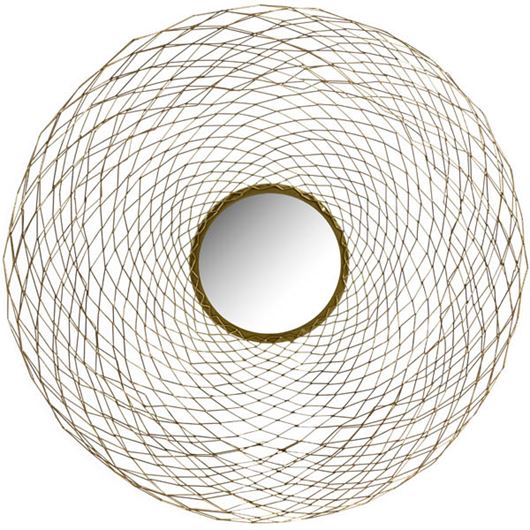 Picture of MANYA wall mirror gold - dia 83cm