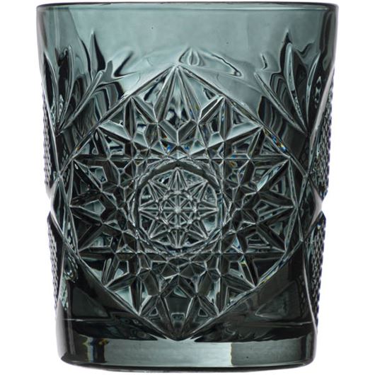 Picture of HOBSTAR double old fashioned glass green - 35.5cl