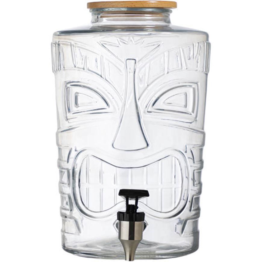 Picture of TIKI drinks dispenser clear - 7.6L