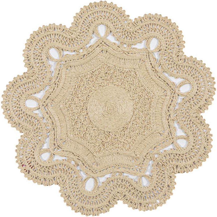 Picture of ANNA placemat natural - dia 40cm