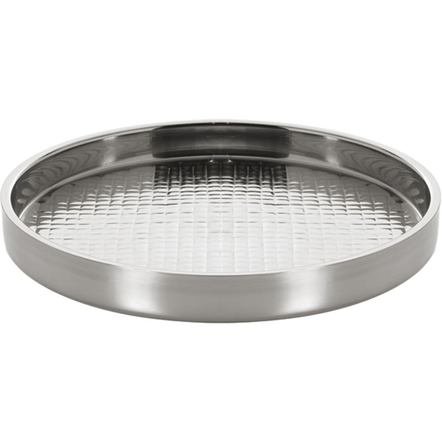 Picture of CORSIVO tray silver - dia 35cm