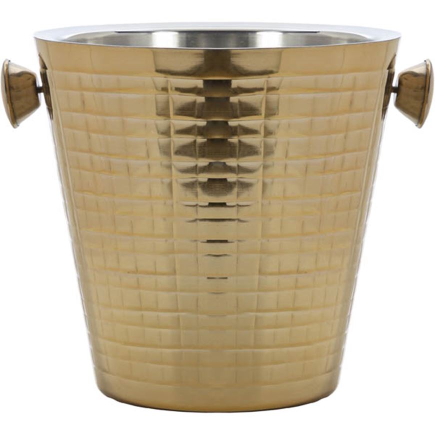 Picture of CORSIVO champagne cooler gold - H23cm
