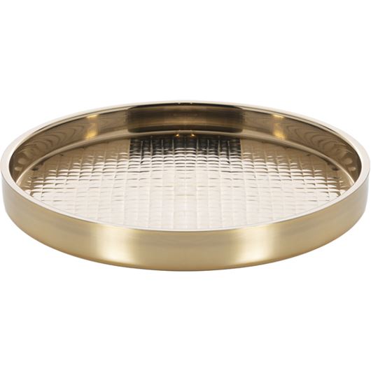 Picture of CORSIVO tray gold - dia 35cm