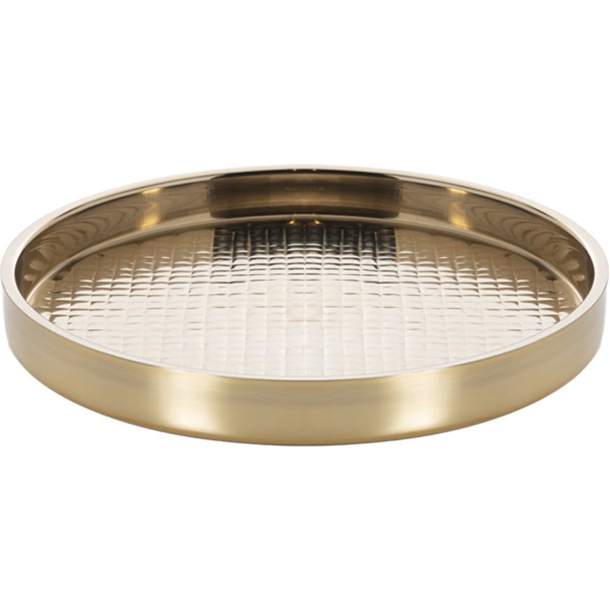 Picture of CORSIVO tray gold - dia 35cm