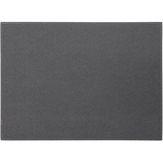 SHAGREEN place mat 44x33 grey/taupe