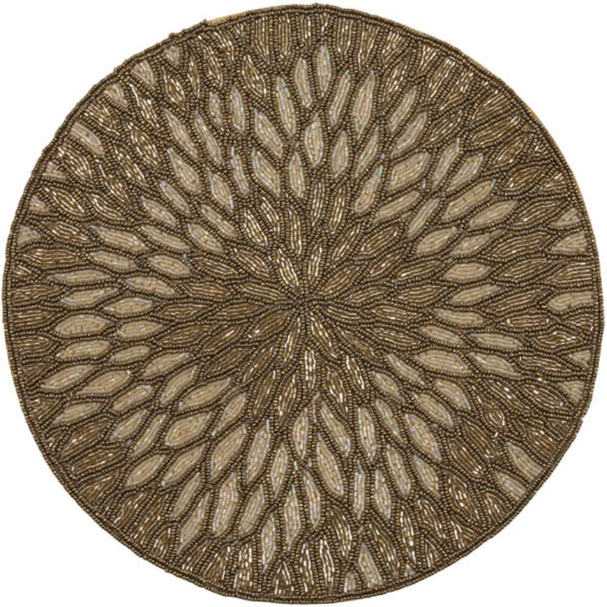 Picture of AZMEE placemat gold - dia 38cm