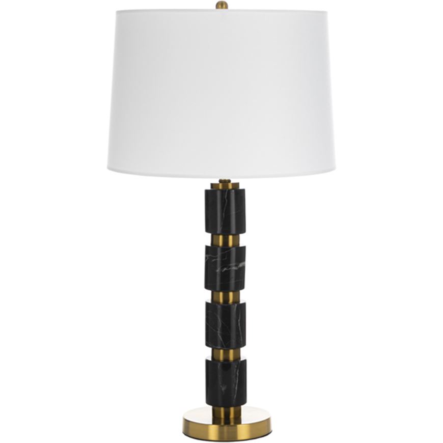 Picture of MALVY table lamp white/gold - H71cm