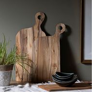 EUCALYPTUS serving board 46x20 brown