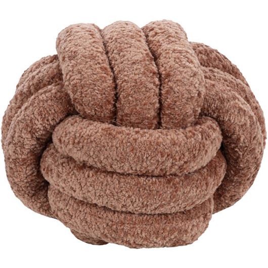 Picture of KNOT cushion pink - dia 30cm