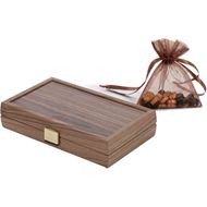 NATOS backgammon set brown - 20x12cm