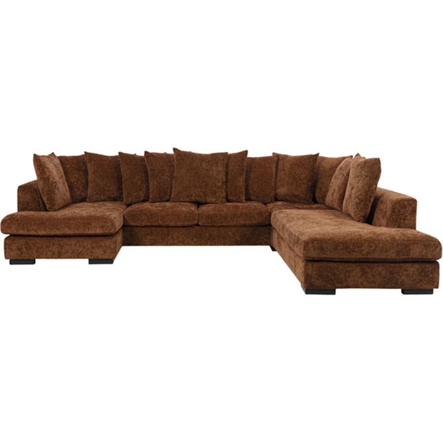 Picture of PASO sofa U shape Right medium brown