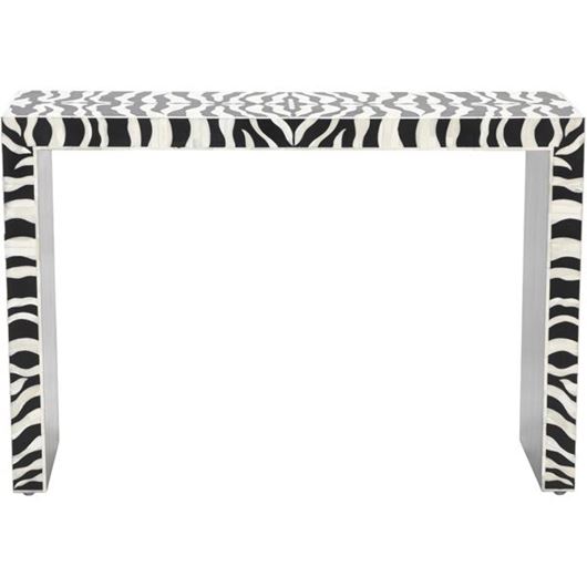 ANIKA console 110x30 black and white