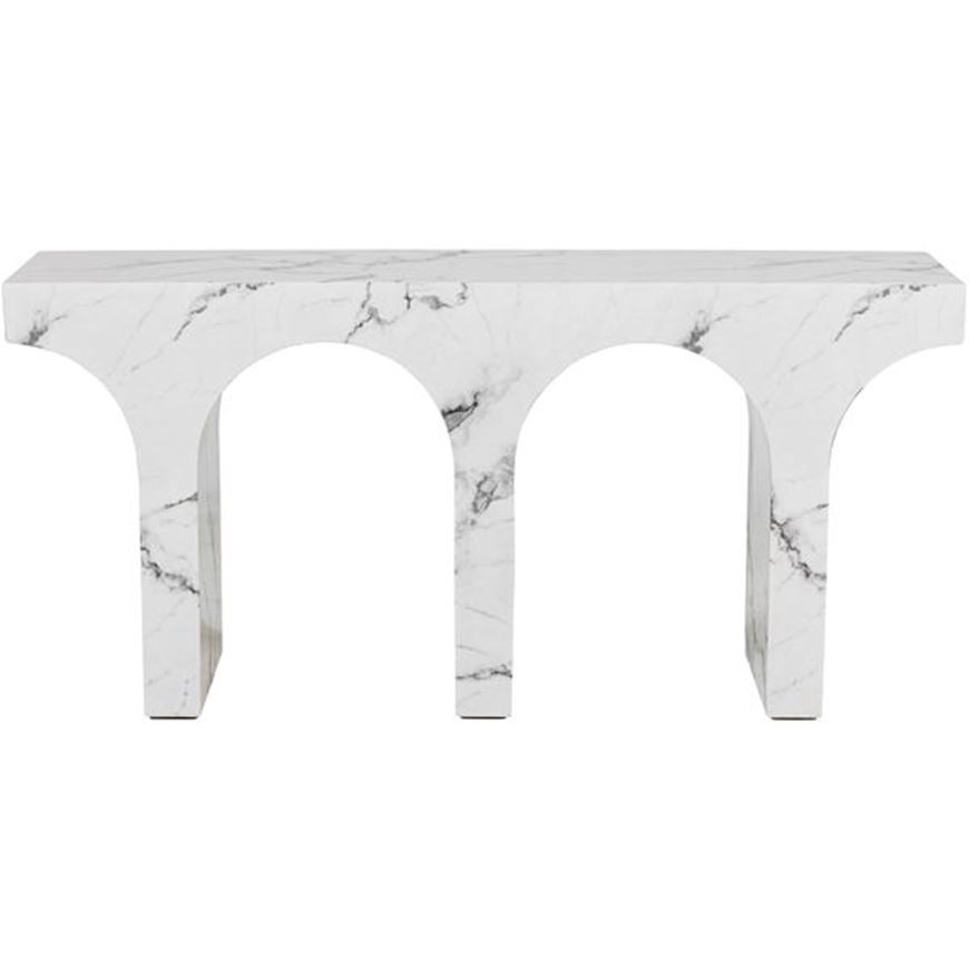 ALABASTER console 160x40 white