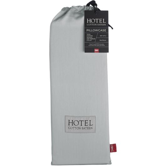 Picture of HOTEL Sateen pillowcase green set of 2 - 50x70cm