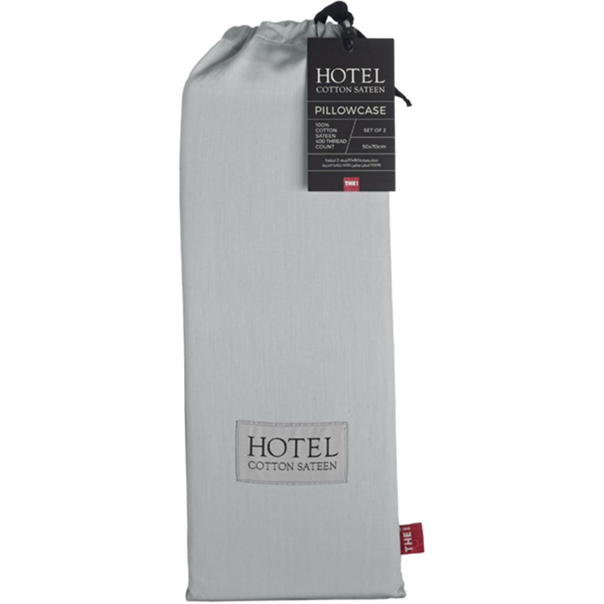 Picture of HOTEL Sateen pillowcase green set of 2 - 50x70cm