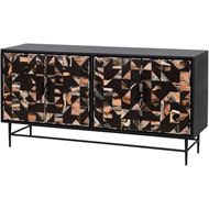 SAMODE sideboard 80x160 brown/black