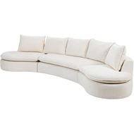 FLORENCE II sofa U chaise white