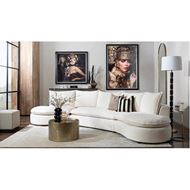 FLORENCE II sofa U chaise white