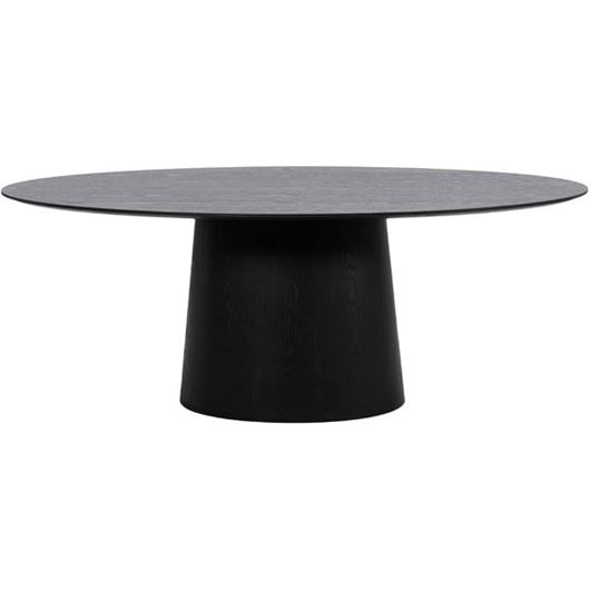 CARBONARA dining table black - 200x110cm