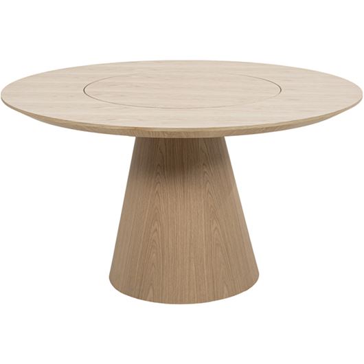 Picture of PIZZA dining table natural - dia 136cm