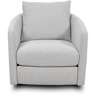 LORIK swivel armchair white