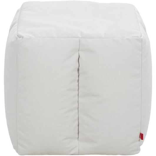 CUBIC pouf white - 45x45cm