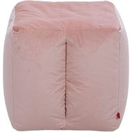 CUBIC pouf microfibre pink - 45x45cm