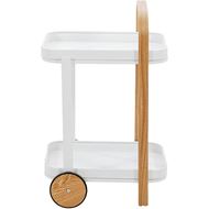 BELLWOOD trolley white/natural - 52x44cm