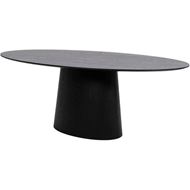 CARBONARA dining table black - 200x110cm