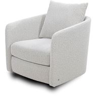 LORIK swivel armchair white