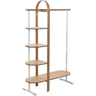 BELLWOOD garment rack white/natural - 166x106cm