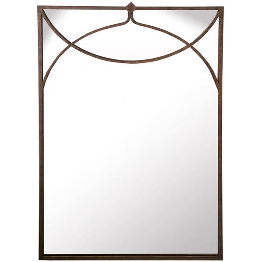 EMILLIA wall mirror bronze - 113x66cm