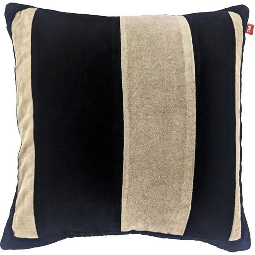 MADISEN cushion cover black/beige - 50x50cm