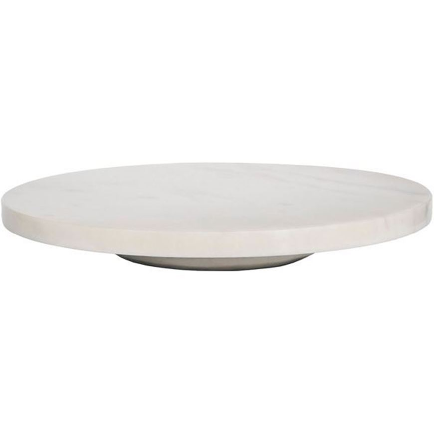 MARBLE lazy susan white - d37cm