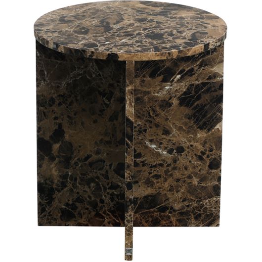 Picture of VITO side table brown - dia 45cm