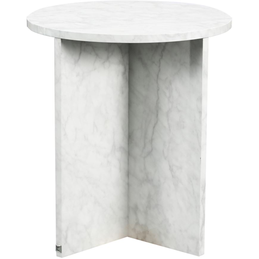 Picture of VITO side table white - dia 45cm