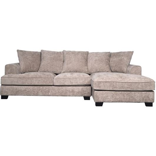 DOCKLANDS 2 seater sofa with right chaise taupe